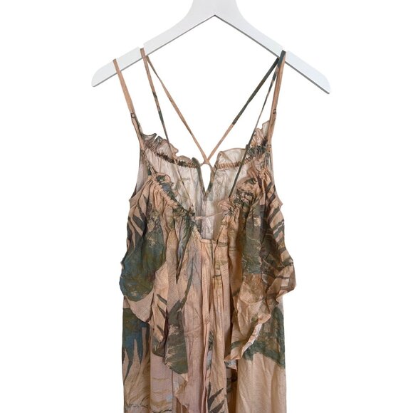 Anthropologie Strappy Sheer Midi Cover-Up Dress - Picture 7 of 9